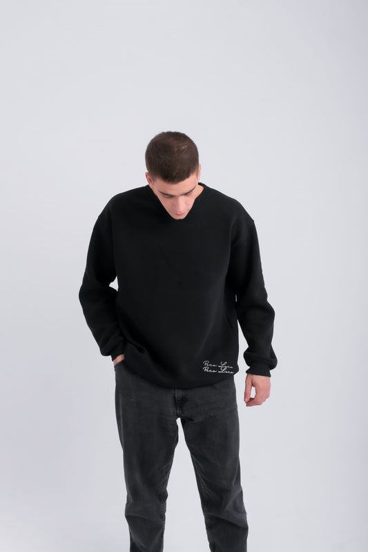 Charcoal Oversized Crewneck