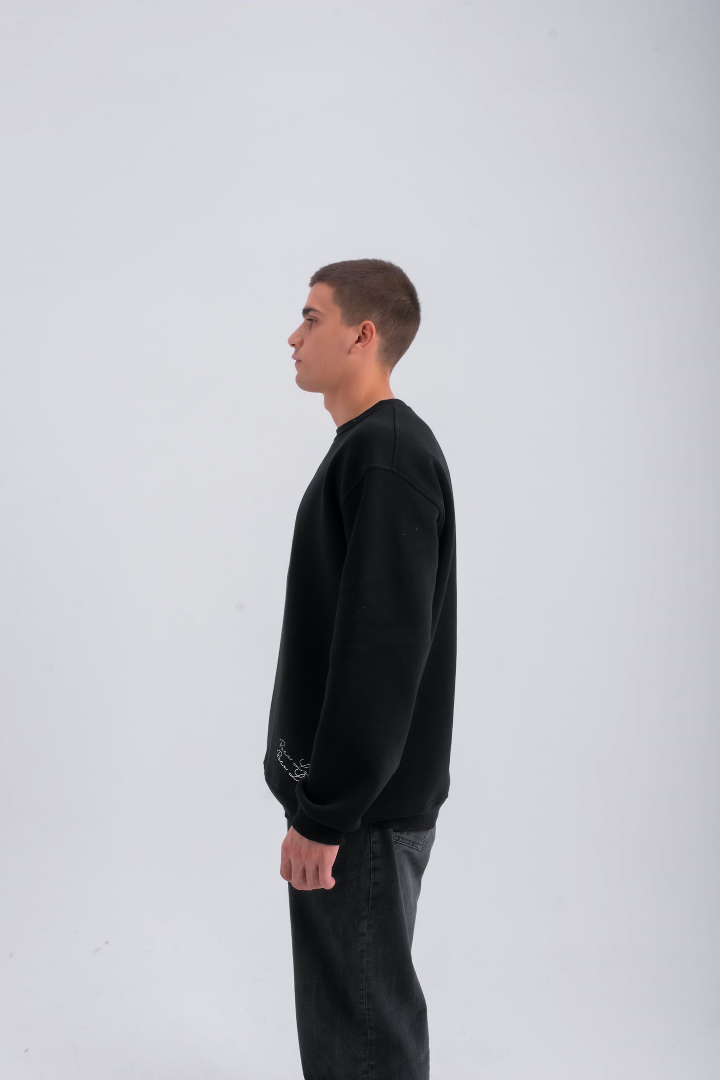 Charcoal Oversized Crewneck