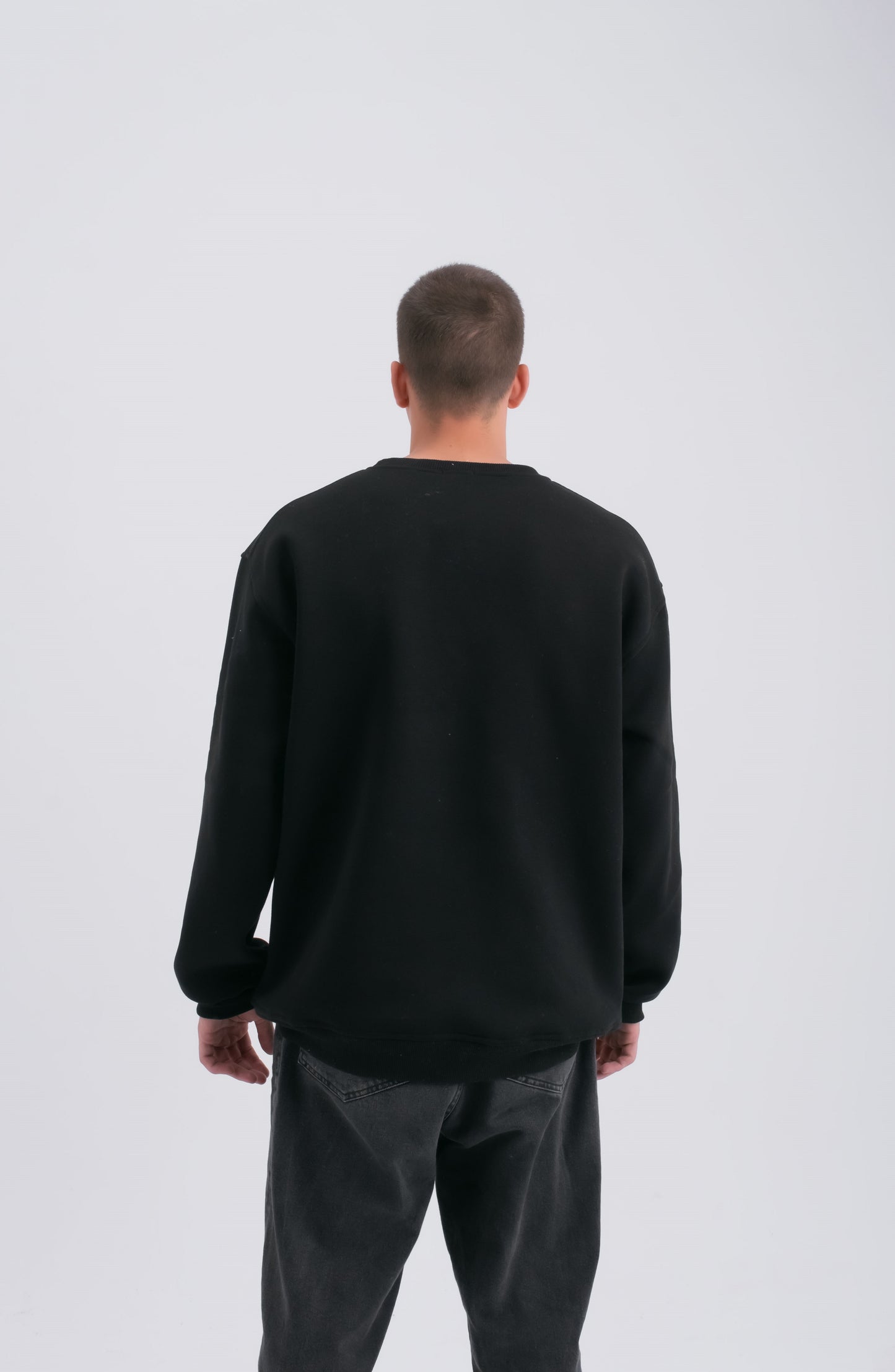 Charcoal Oversized Crewneck