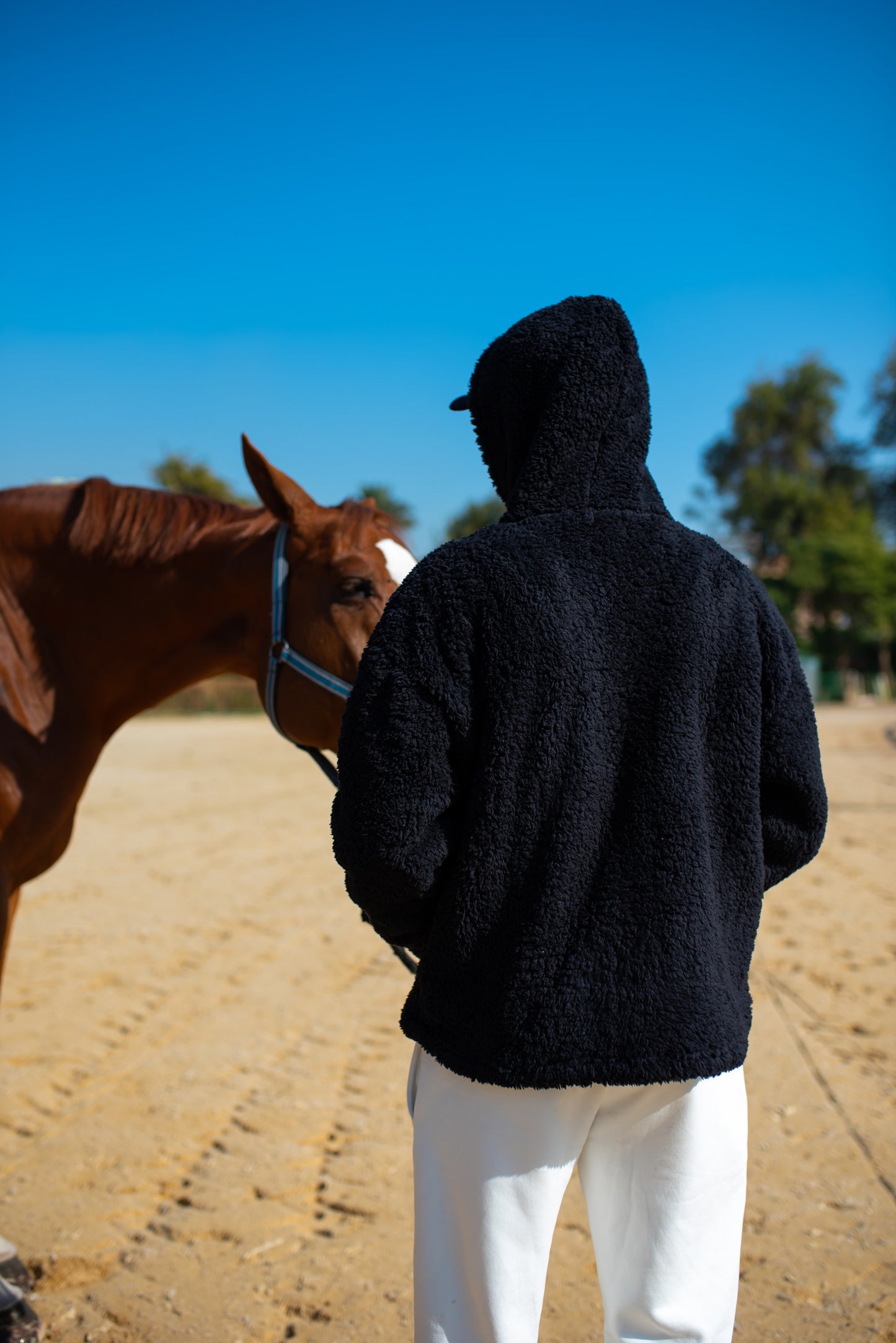 Midnight Fur Hoodie